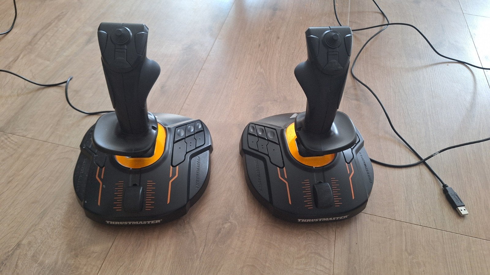 Thrustmaster T.16000M FCS Dual Joystick Set, Ophalen of Verzenden, Gebruikt, Thrustmaster