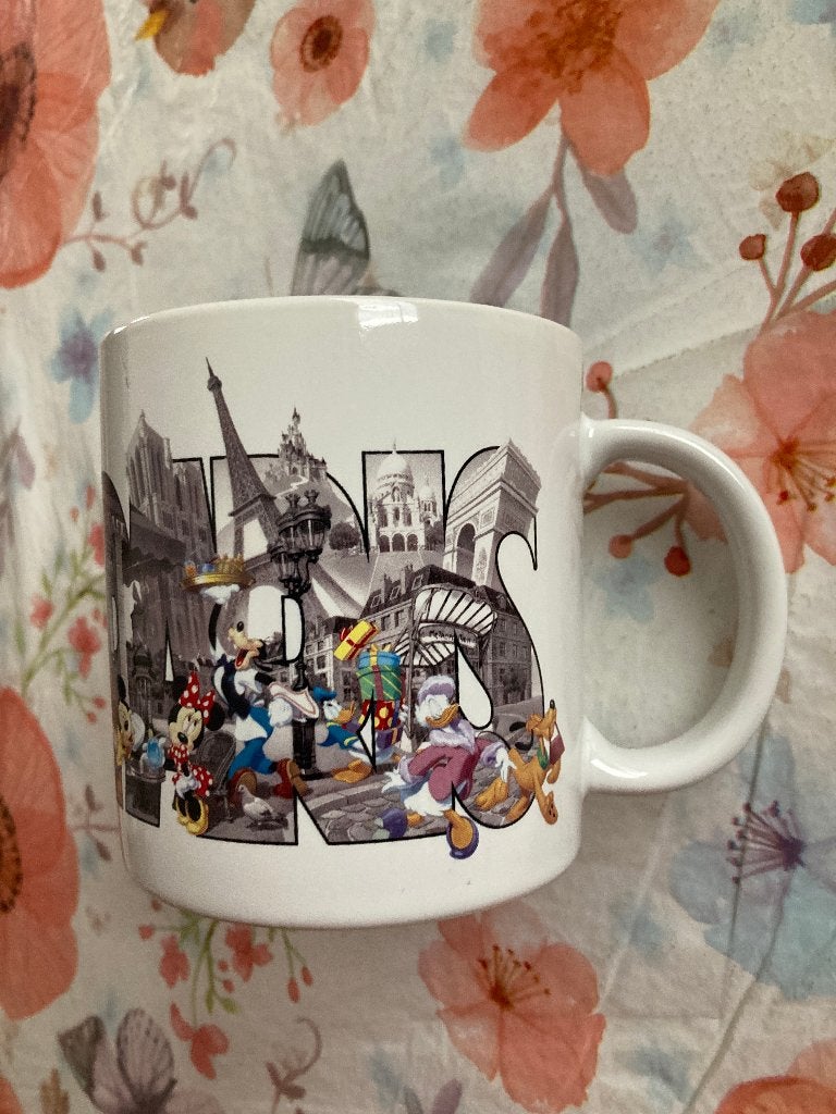 Leuke Disneyland Parijs mok, Verzamelen, Disney, Zo goed als nieuw, Servies, Mickey Mouse, Ophalen of Verzenden