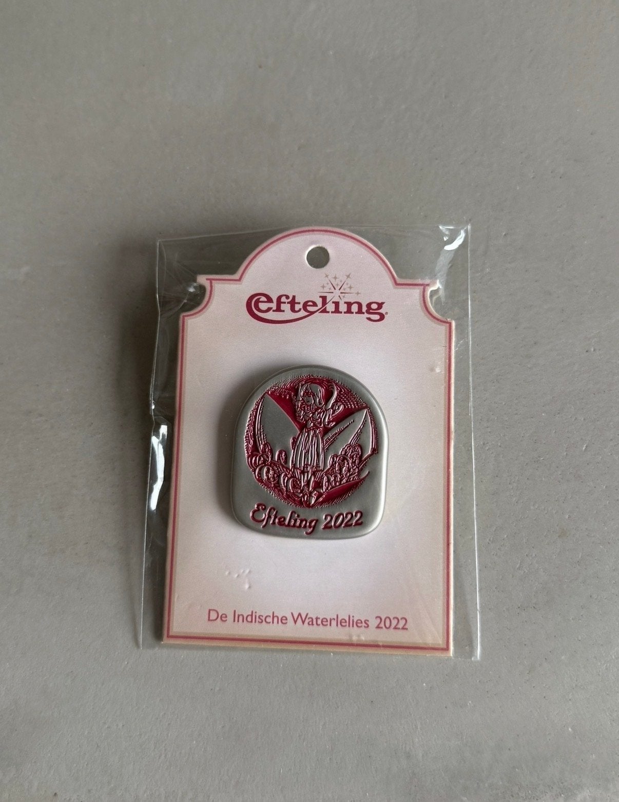 Efteling De Indische Waterlelies 2022 Pin, Verzamelen, Verzenden, Nieuw, Button of Speldje