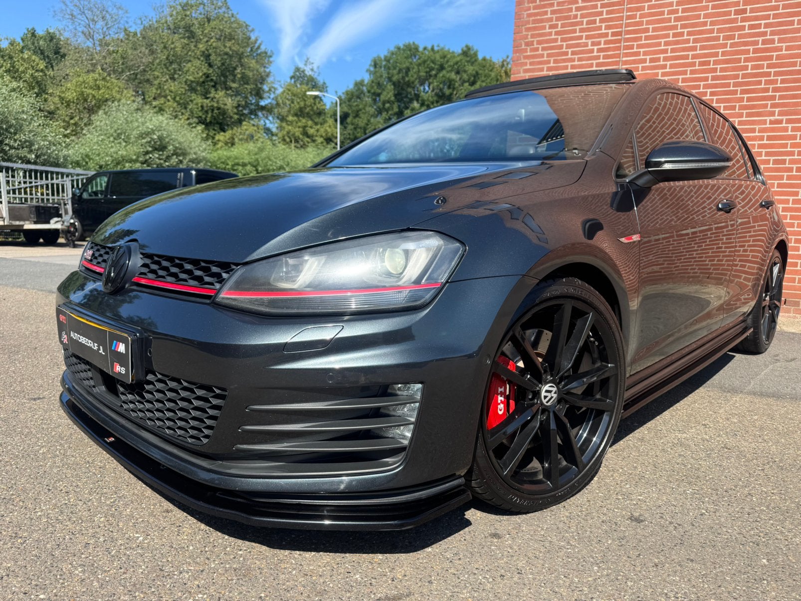 Vw Golf 2.0 TSI GTI DSG 320PK/ Pano/ LEER/ Maxton/ VOL !, 4 cilinders, 1984 cc, 320 pk, Lichtsensor