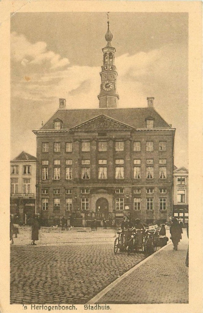 379-091-007 Den Bosch Stadhuis, Verzenden, Voor 1920, Noord-Brabant