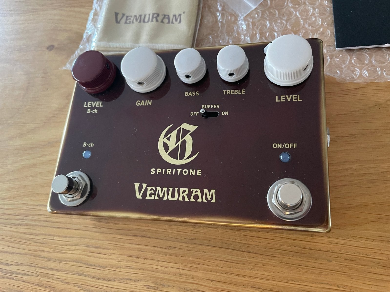 Vemuram Spiritone pedal, Muziek en Instrumenten, Effecten, Ophalen of Verzenden, Zo goed als nieuw