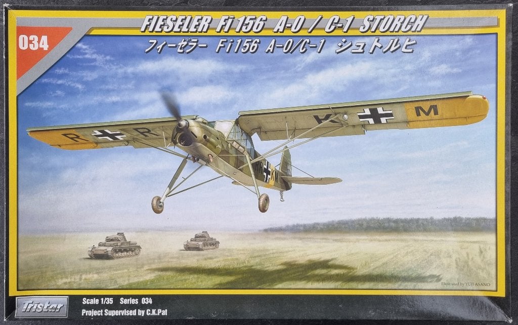 Tristar 1:35 034 WWII German Fieseler Fi 156 A-0/ C-1 Storch, Overige merken, Nieuw, Ophalen of Verzenden, Groter dan 1:72
