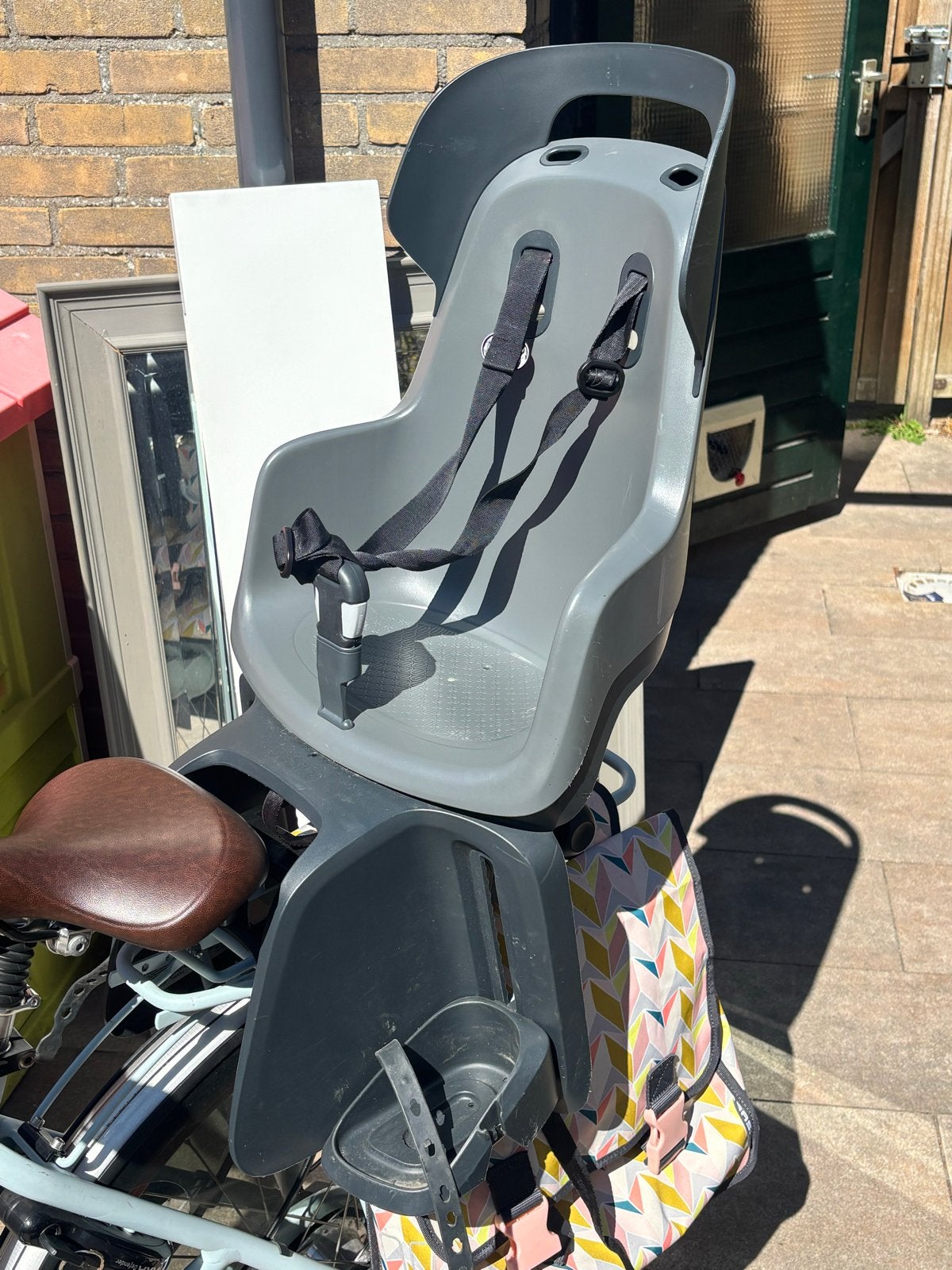 Bobike Go Maxi - Grijs, Ophalen, Achterzitje, 9 t/m 18 kg, Gebruikt