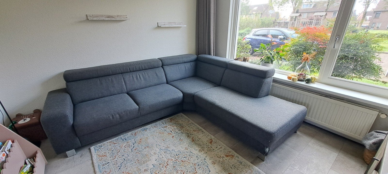 Bankstel, Ophalen, 250 tot 300 cm, Gebruikt, Hoekbank