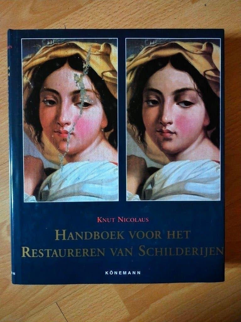 Handboek voor het restaureren van schilderijen (als nieuw), Ophalen of Verzenden, Zo goed als nieuw, Schilder- en Tekenkunst