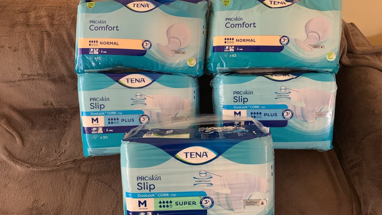 5 x TENA incontinentie luiers, Ophalen, Nieuw