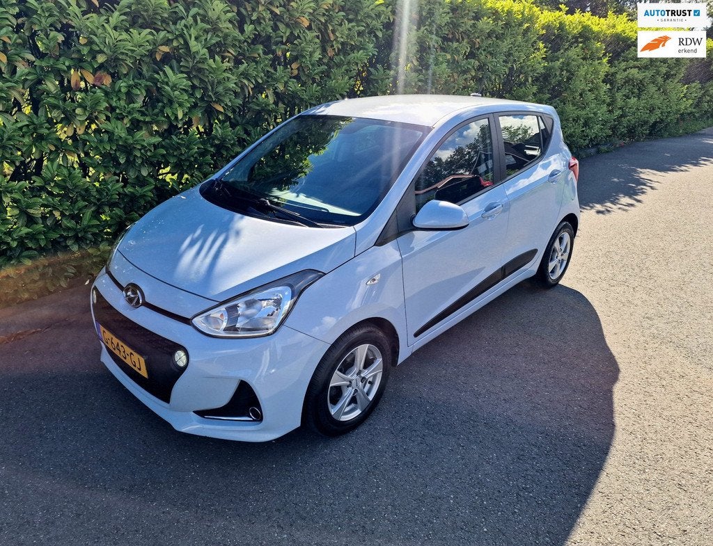 Hyundai I10 1.0i Navi Carplay Cr Control Airco, Stof, Gebruikt, Origineel Nederlands, Bedrijf