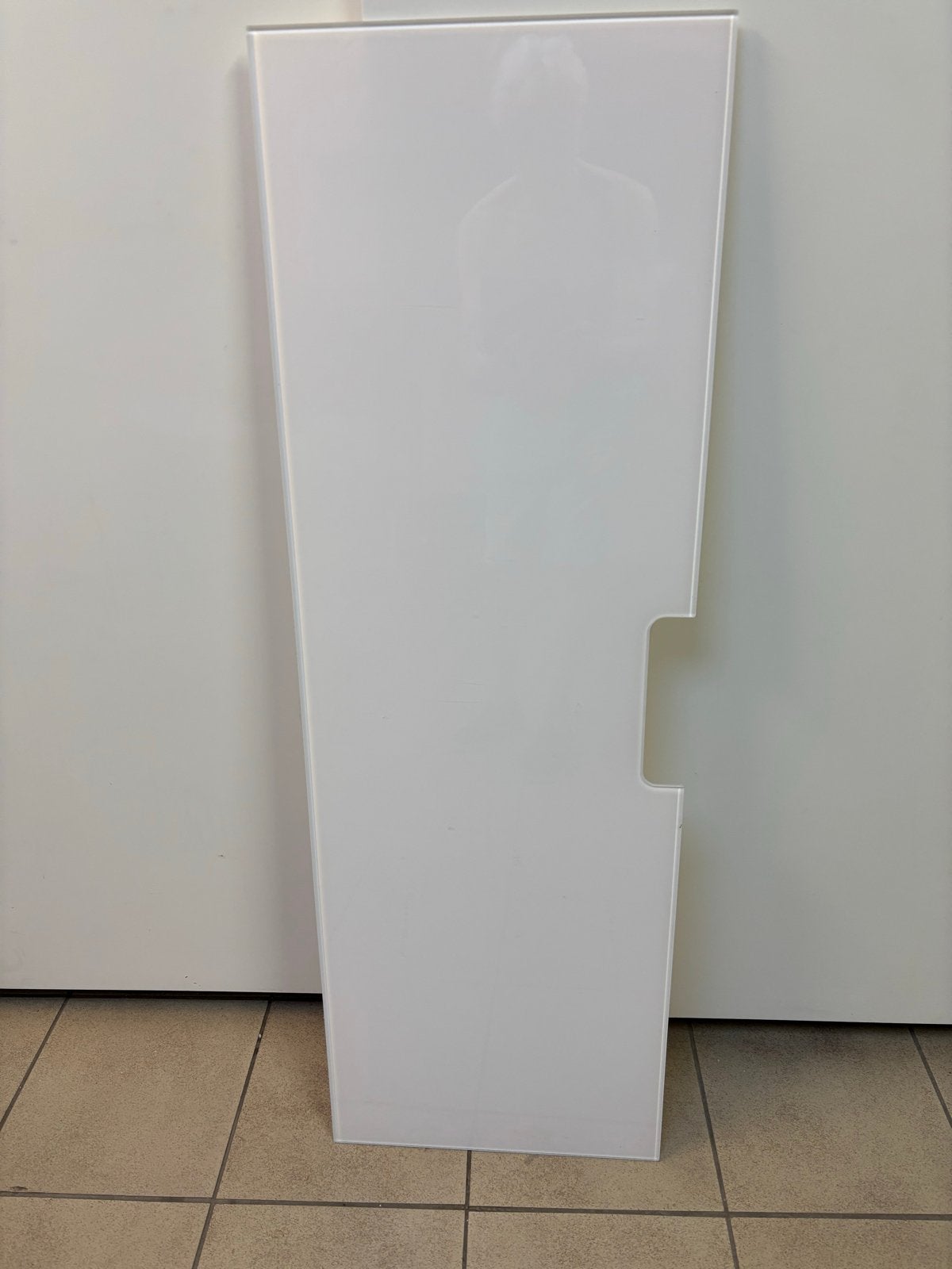 Witte glasplaat voor IKEA Besta meubel. 40 x 120, Ophalen of Verzenden, Zo goed als nieuw