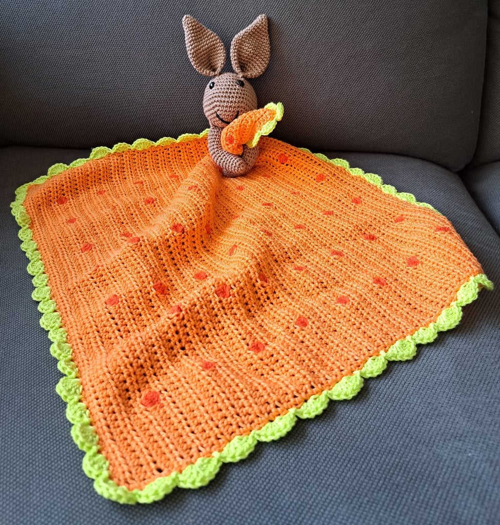 Knuffeldoekje Konijn, Ophalen, Nieuw, Konijn, Handgemaakt