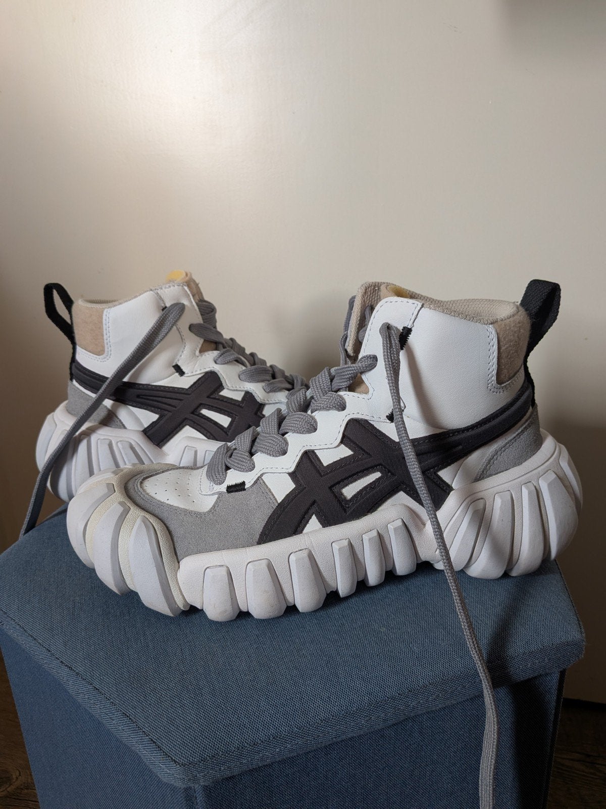 Onitsuka Tiger Dentigre LL Graphite Grey, Kleding | Dames, Onitsuka Tiger, Overige kleuren, Ophalen of Verzenden, Sneakers of Gympen