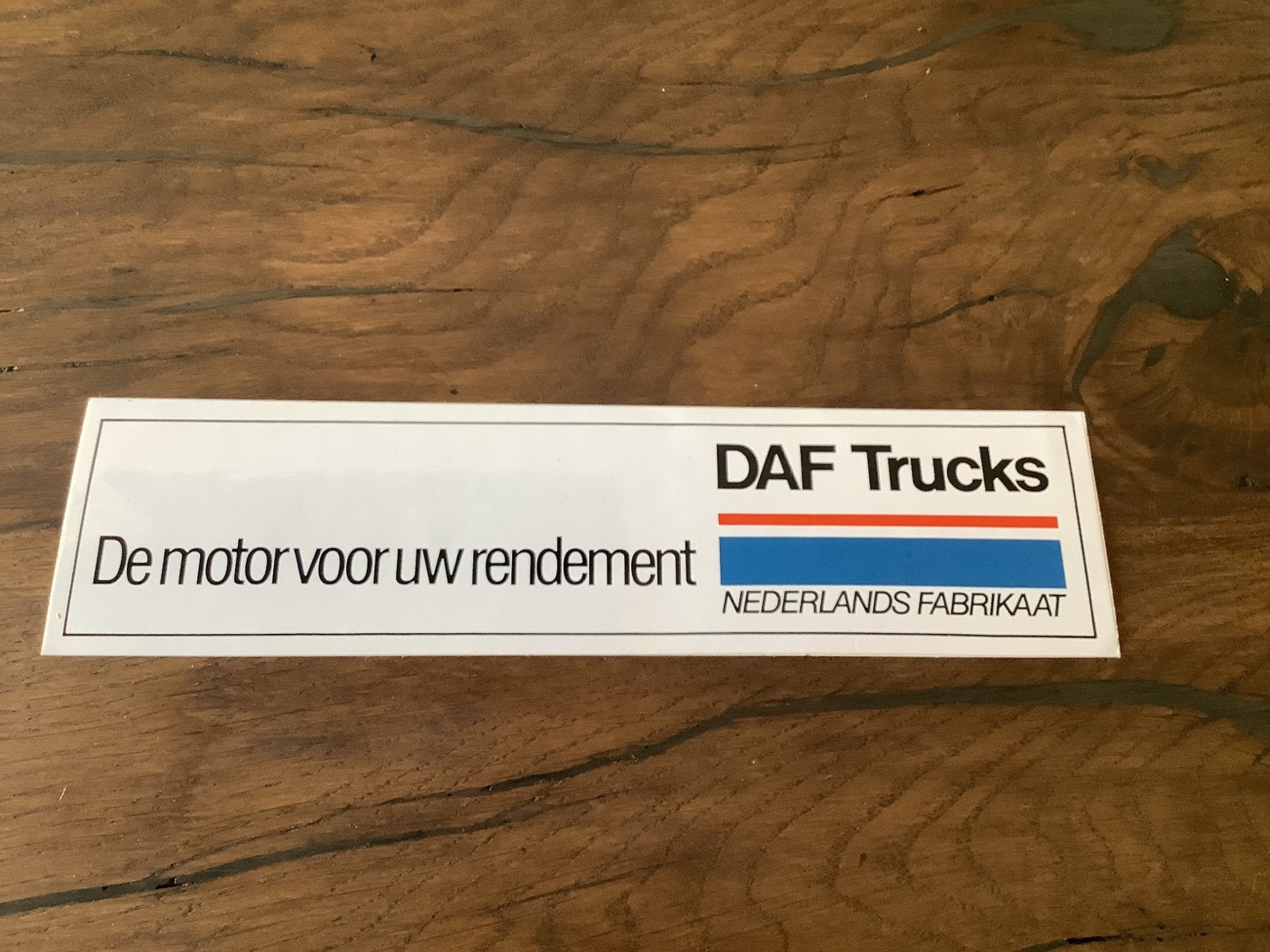 DAF Trucks sticker - De motor voor uw rendement, Auto diversen, Auto-accessoires, Ophalen of Verzenden, Gebruikt