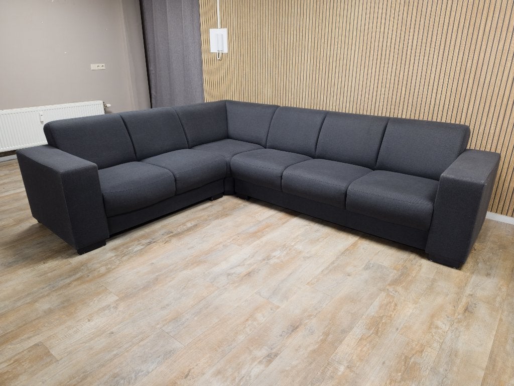 ZEER MOOI Groot Antraciet Hoekbank - TOPCONDITIE !!!, Info@banxtel.nl, 3194DC, Hoekbank, Ophalen of Verzenden