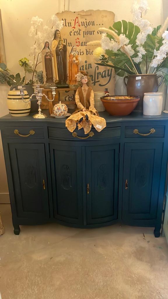 Oud Antiek Brocante Dressoir, Ophalen, 50 tot 70 cm, Tante, Tante