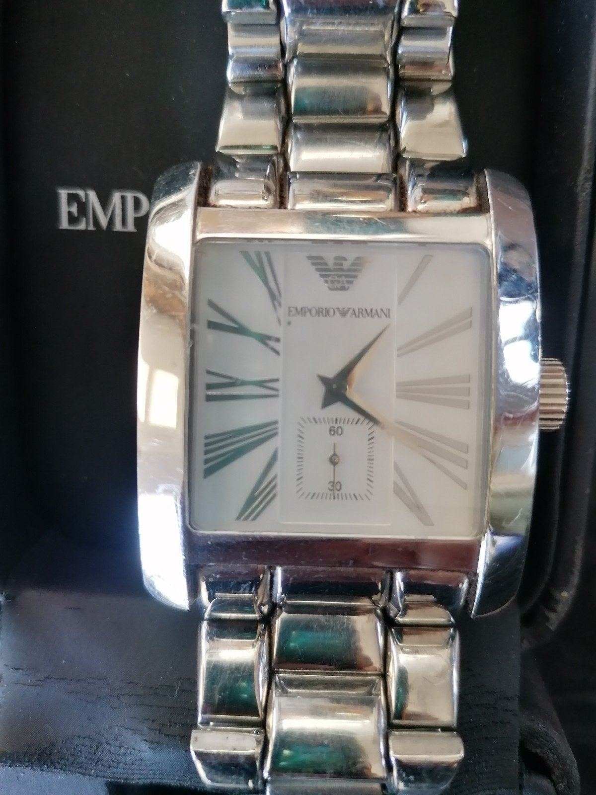 Emporio Armani Horloge AR0145, Staal, Staal, Polshorloge, Ophalen of Verzenden