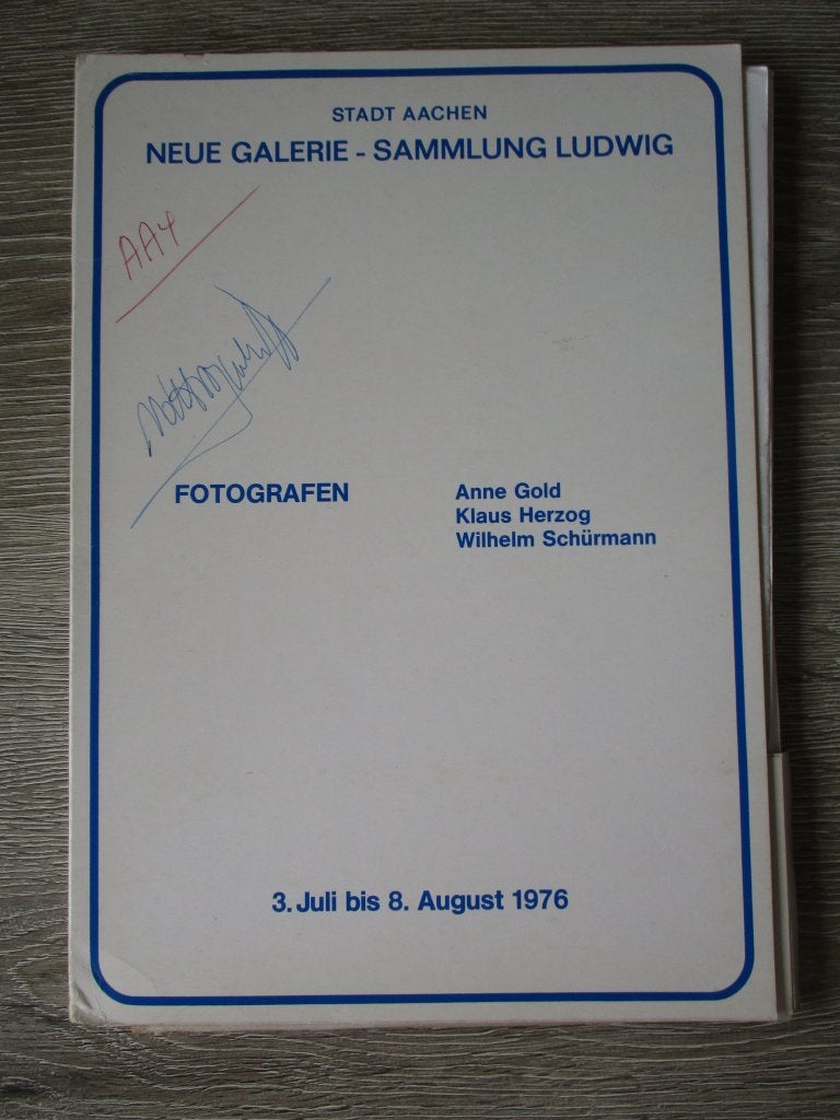 Stadt Aachen neue galerie - Sammlung Ludwig Fotografen Ann, Ophalen of Verzenden, Gelezen