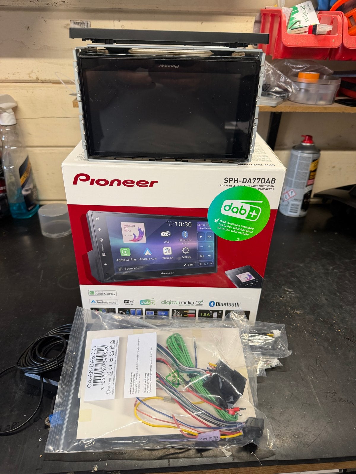 Pioneer SPH-DA77DAB Autoradio met Apple CarPlay/Android Auto, Auto diversen, Autoradio's, Ophalen of Verzenden, Zo goed als nieuw