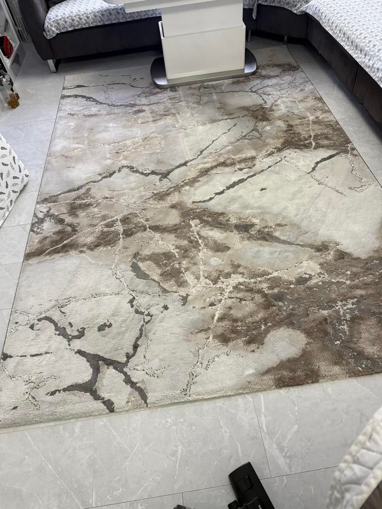 Merinos tapijt voor woonkamer en eetkamer, Ophalen, 200 cm of meer, Zo goed als nieuw, Rechthoekig