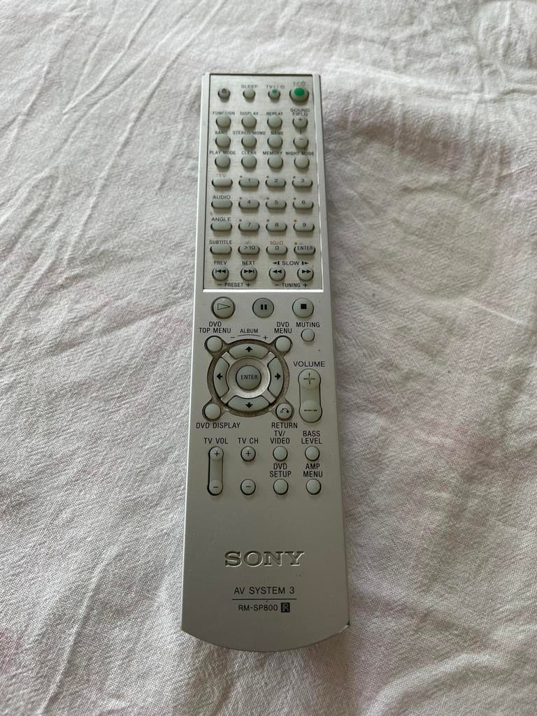 Sony AV System afstandsbediening, Ophalen of Verzenden, Gebruikt, Origineel, Dvd