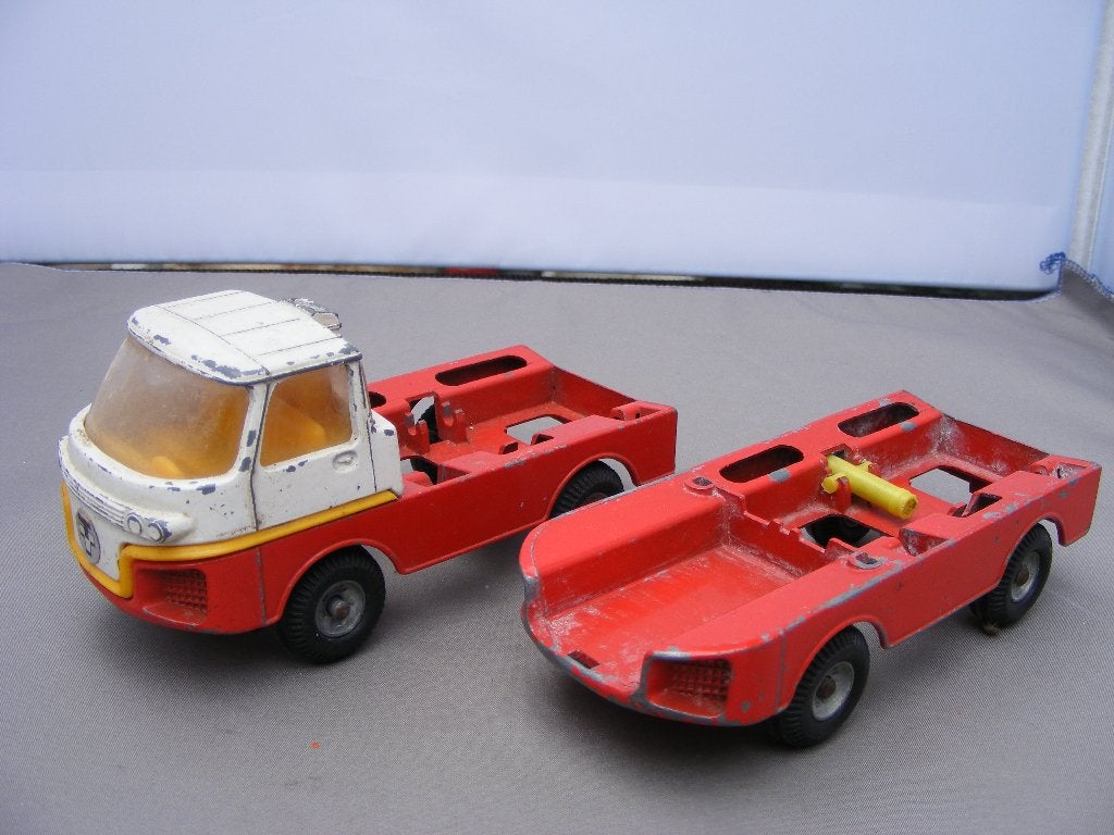 2x turbine truck qualitoys corgi incompleet, Ophalen of Verzenden, Gebruikt, Bus of Vrachtwagen, Corgi