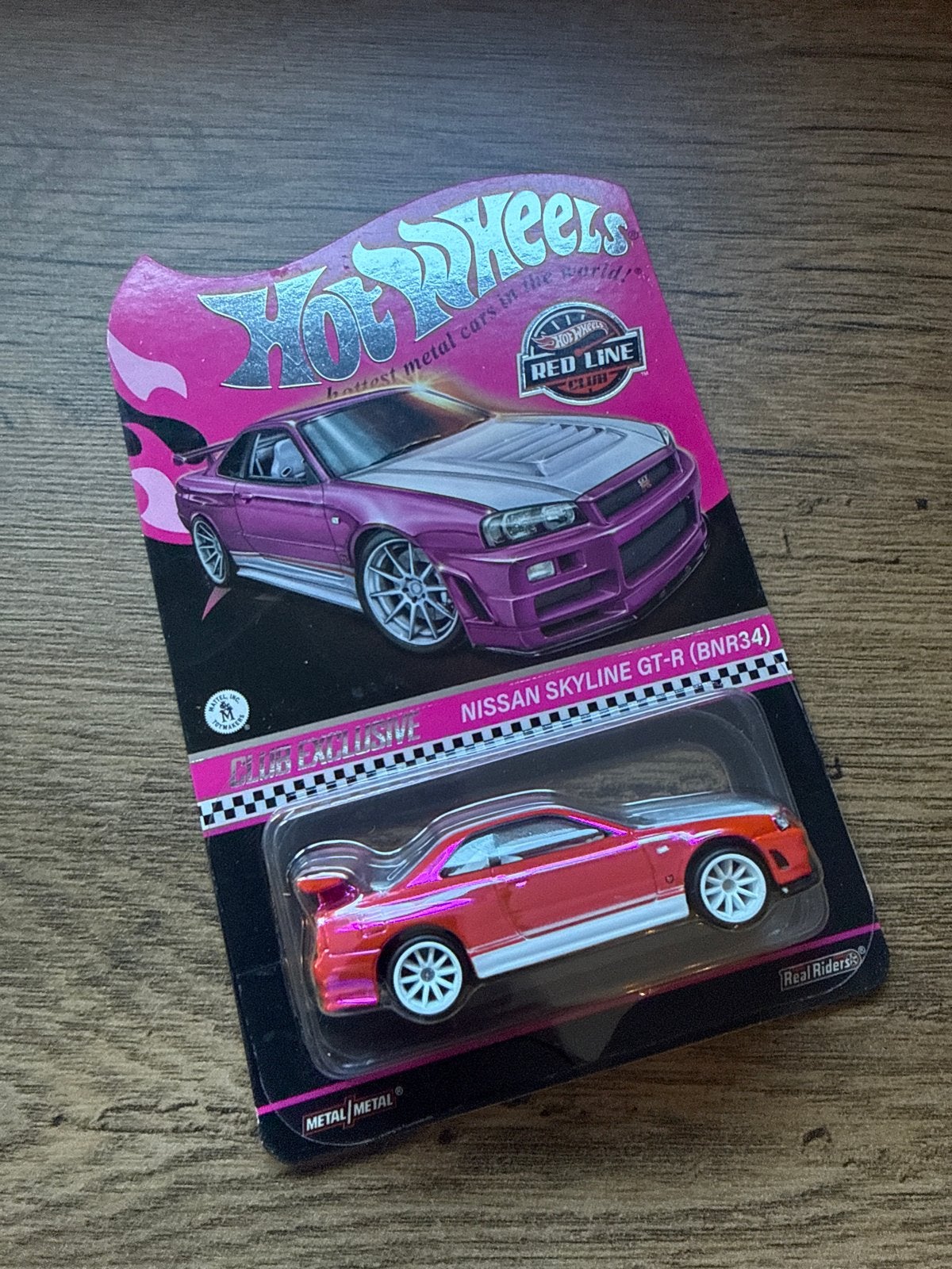 Hot Wheels RLC Nissan Skyline GT-R (BNR34) - PINK, Ophalen of Verzenden, Nieuw
