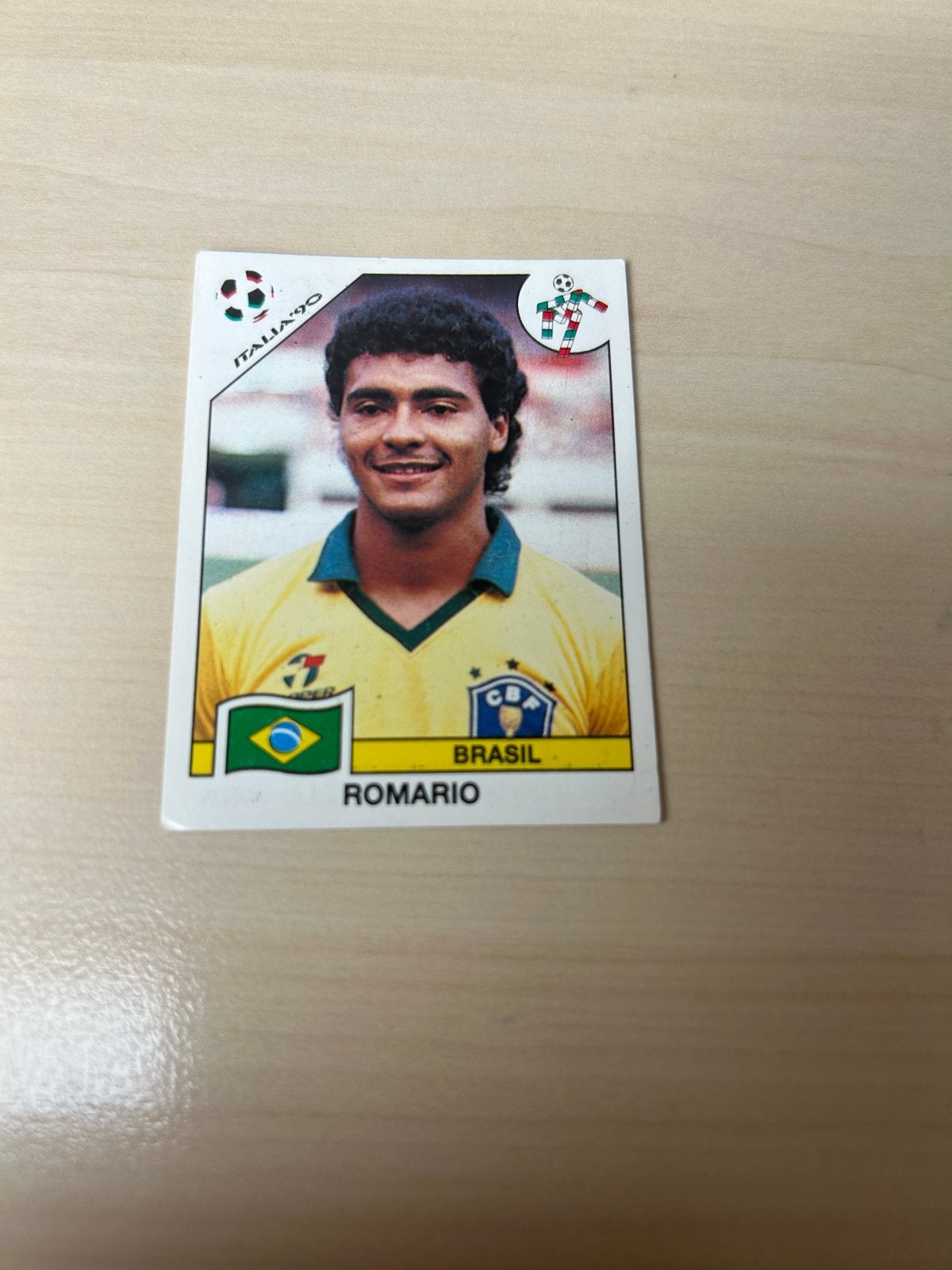 Romario Panini sticker - Italia '90, Verzamelen, Ophalen of Verzenden, Zo goed als nieuw, Buitenlandse clubs, Poster, Plaatje of Sticker