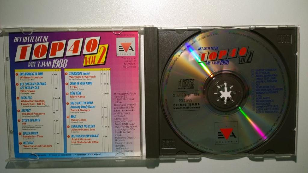 Het Beste Uit De Top 40 Van 'T Jaar 1988 Vol 2, Cd's en Dvd's, Ophalen of Verzenden, Zo goed als nieuw, Pop