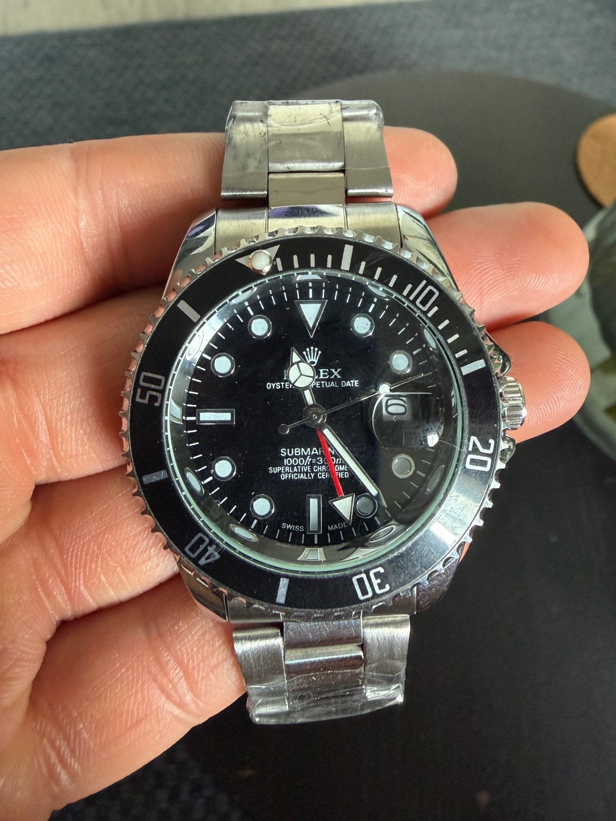 Rolex Submariner Oyster Perpetual Date Herenhorloge, Ophalen of Verzenden, Zo goed als nieuw