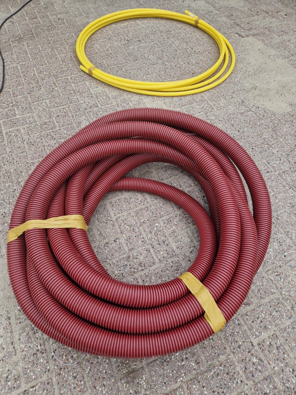 Grondbuis Ø70mm 20m & Gasbuis 17m - Nieuwstaat, Ophalen, Overige materialen, 6 meter of meer, 60 tot 80 mm