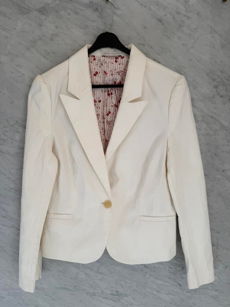 Migel Stapper by Sissy-Boy | Blazer | Maat XL, Verzenden, Wit, Maat 46/48 (XL) of groter, Zo goed als nieuw