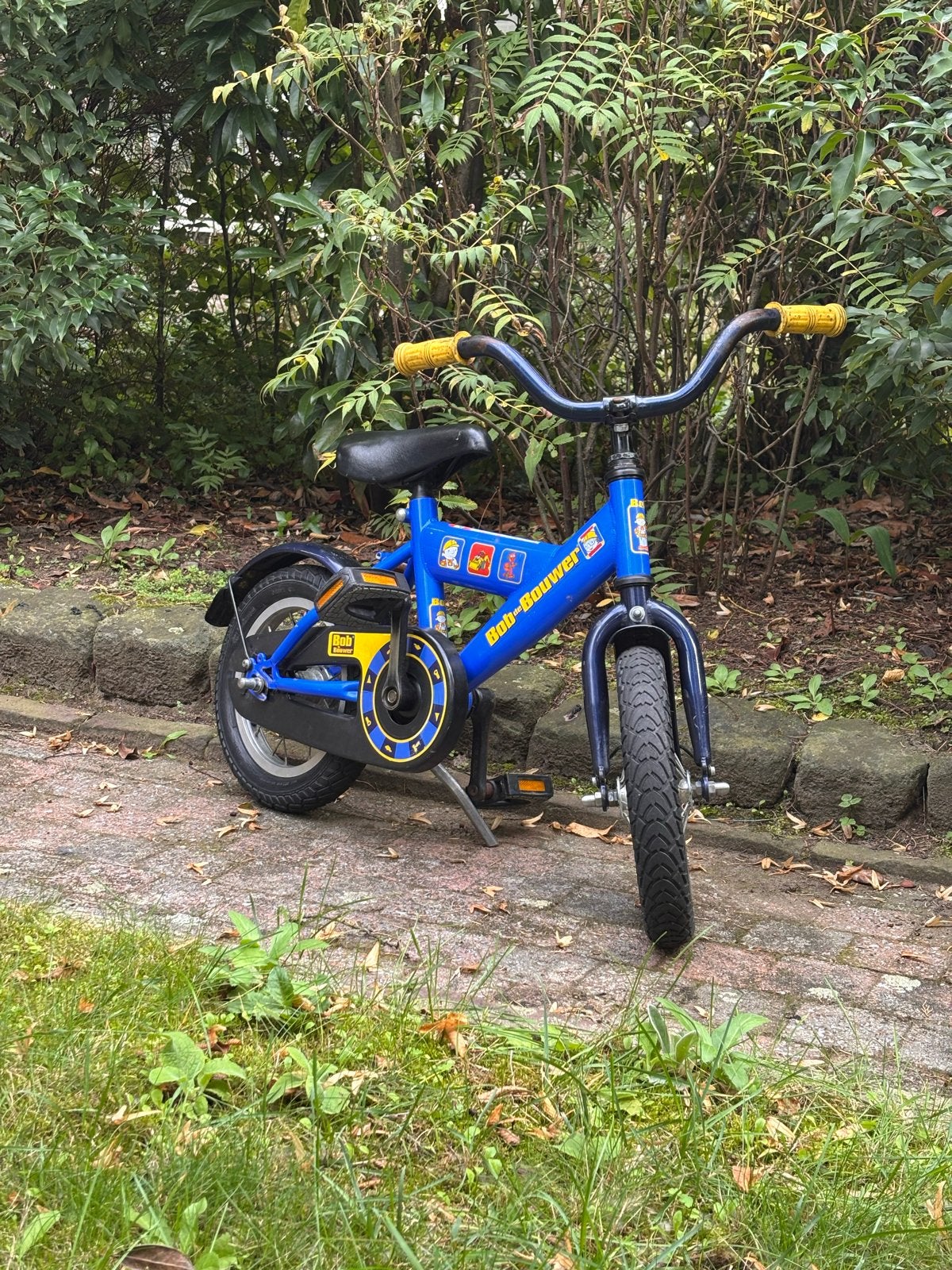 Bob de Bouwer kinderfiets 12 inch - Blauw, Fietsen en Brommers, Ophalen of Verzenden, Gebruikt, Minder dan 16 inch