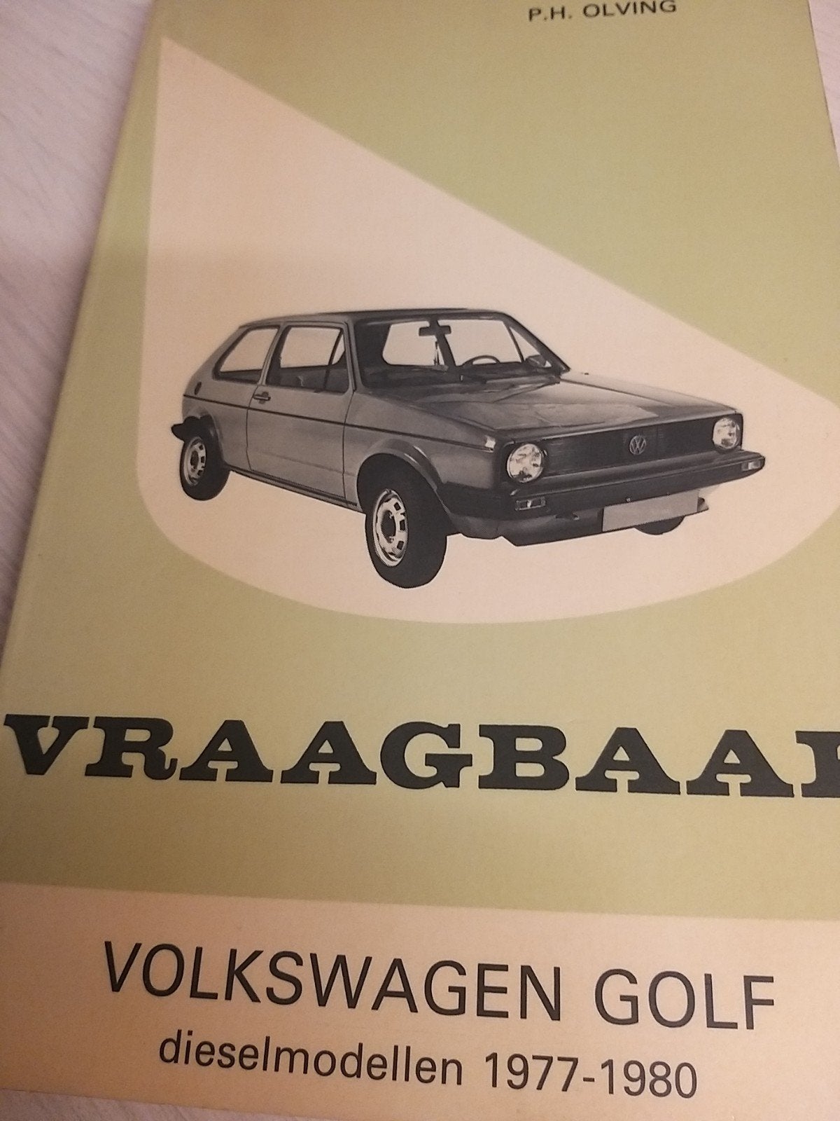 1977 1980 dikke Volkswagen Golf 1 vraagbaak werkplaats handb, Ophalen of Verzenden