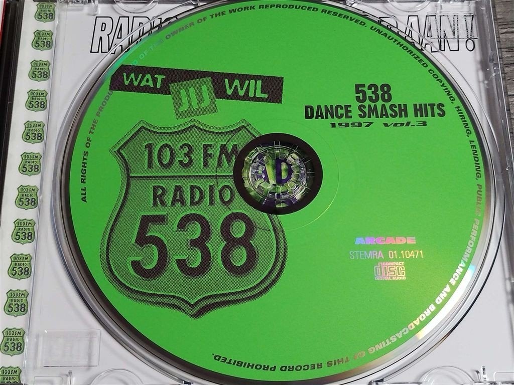 538 Dance Smash Hits 1997 Vol. 3, Ophalen of Verzenden, Zo goed als nieuw, Dance