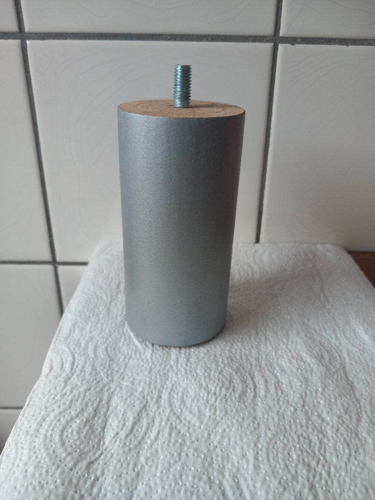 Bedpoten, Ophalen, Eenpersoons, Overige maten, Grijs