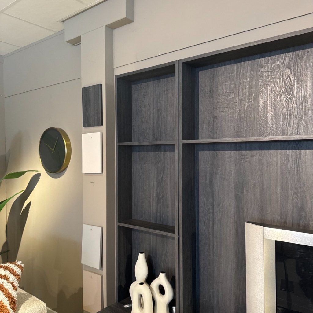 Wandkast Arinta - Melamine Eiken - IN.HOUSE, Niet ingevuld, Niet ingevuld, Niet ingevuld