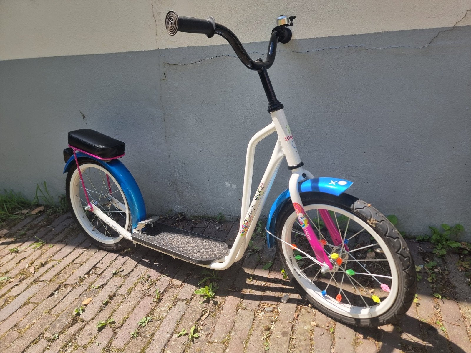 Loekie step in goede staat, Fietsen en Brommers, Ophalen