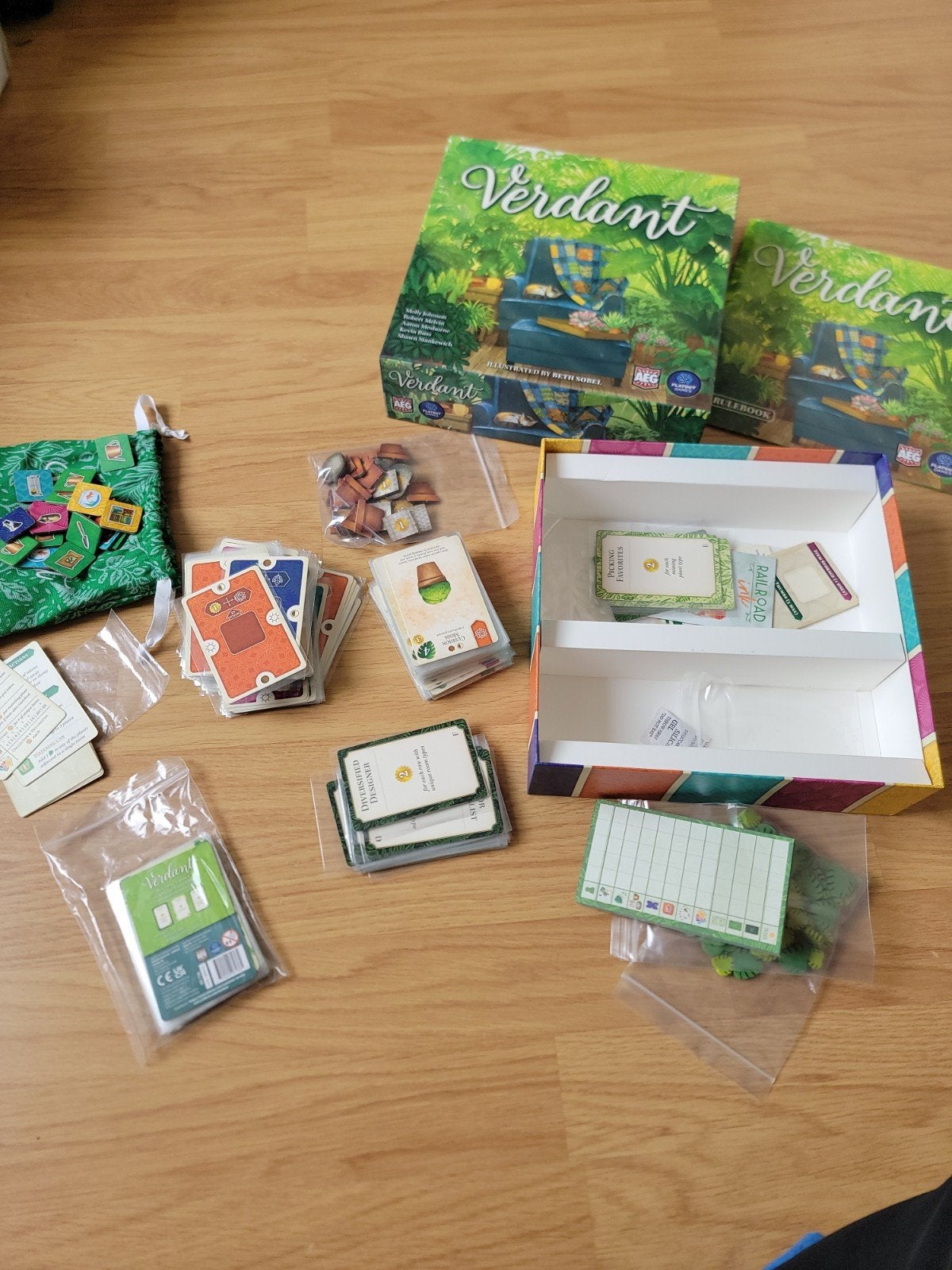 Verdant bordspel inclusief wat promokaarten, Een of twee spelers, Ophalen of Verzenden, Gebruikt