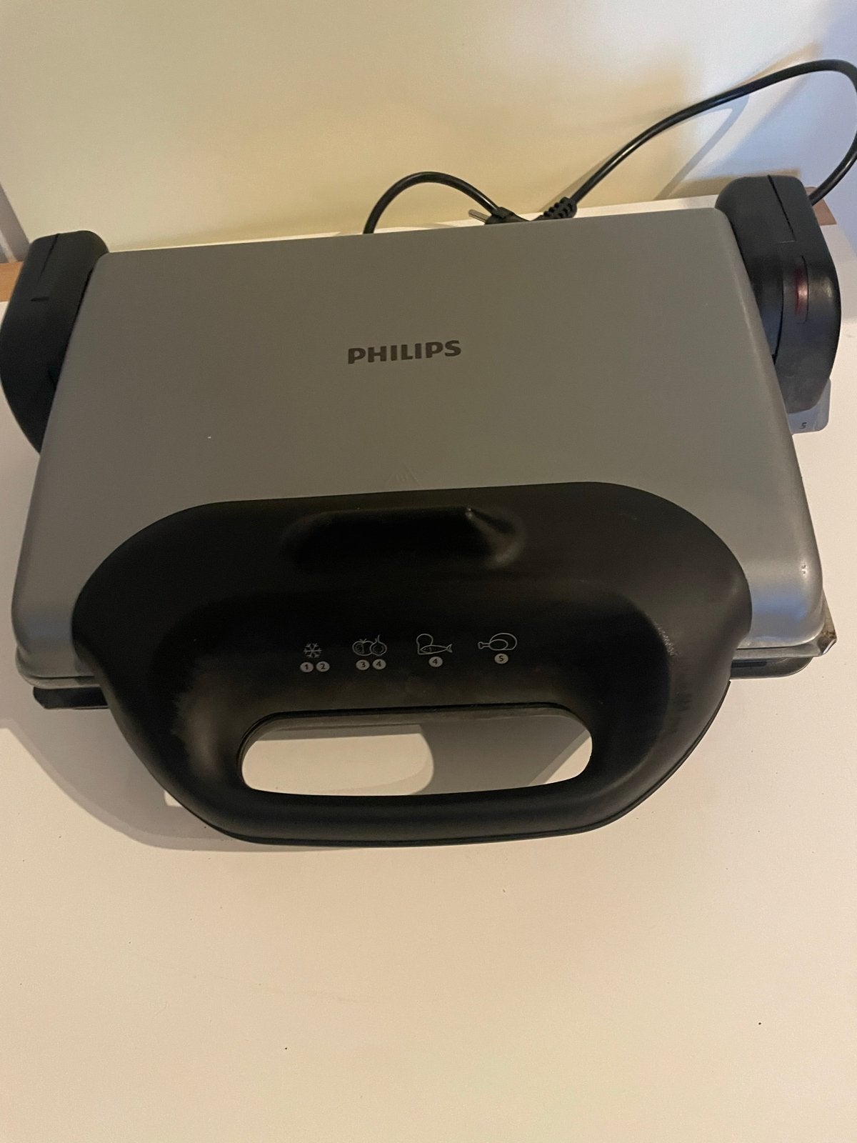 Philips Grillapparaat - Perfect voor tosti's en meer!, Ophalen of Verzenden, Gebruikt