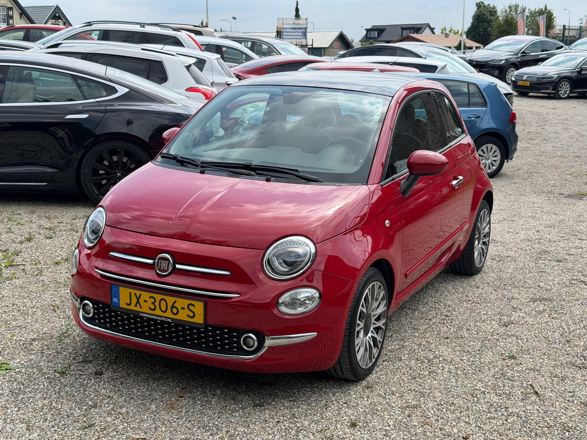 Fiat 500 0.9 TwinAir Turbo Lounge Automaat Clima Pano Laag K, Auto's, Parkeersensor, Gebruikt, Origineel Nederlands, Bedrijf