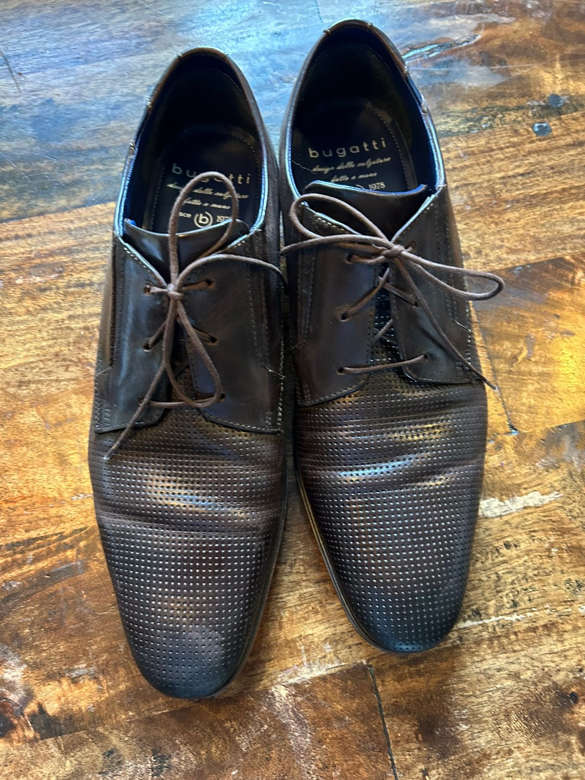 Bugatti schoenen maat 45 bruin, Ophalen of Verzenden, Zo goed als nieuw, Bruin