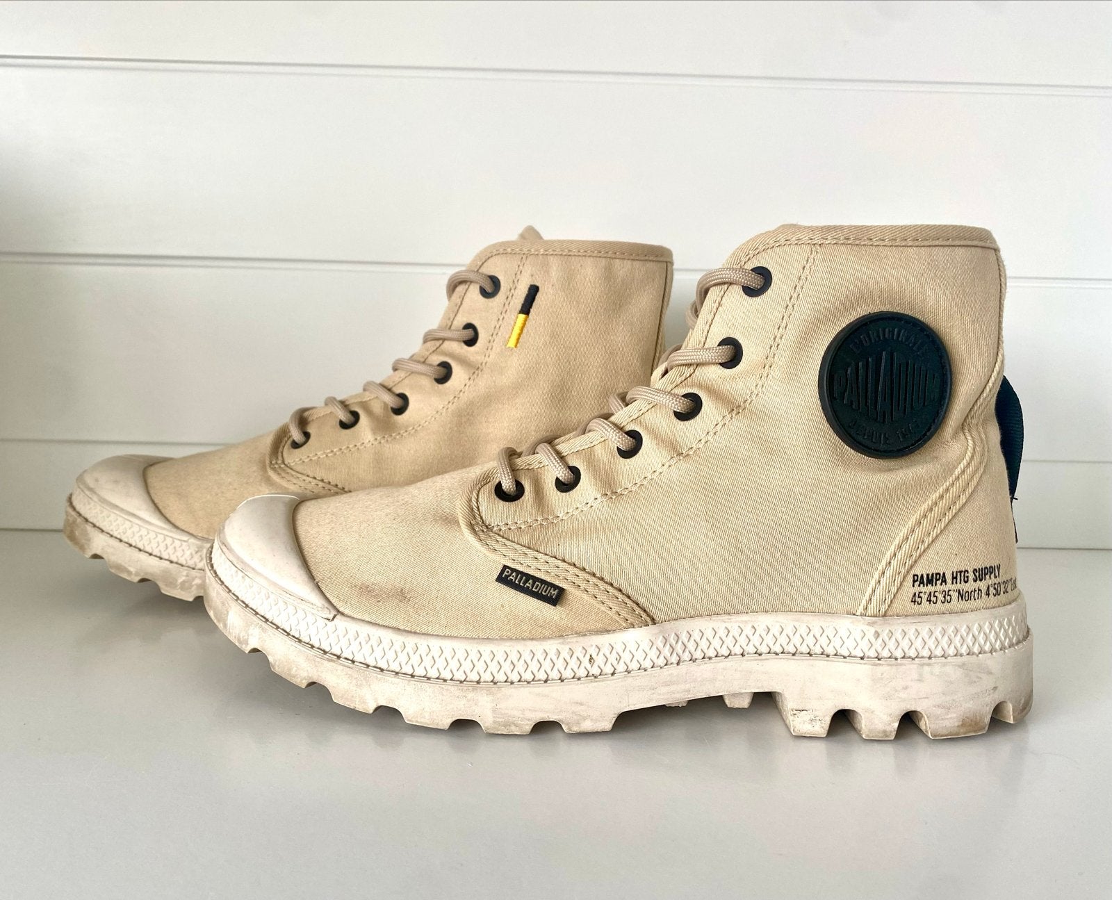 Palladium Pampa Hi Supply laarzen - Beige - Maat 41, Ophalen of Verzenden, Gedragen, Beige, Hoge laarzen