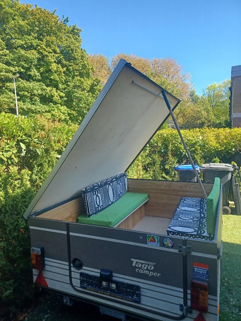 Tago Camper , nieuwe banden, met opleopend rem, Ophalen, Grijs, Tot en met 4, Overige merken