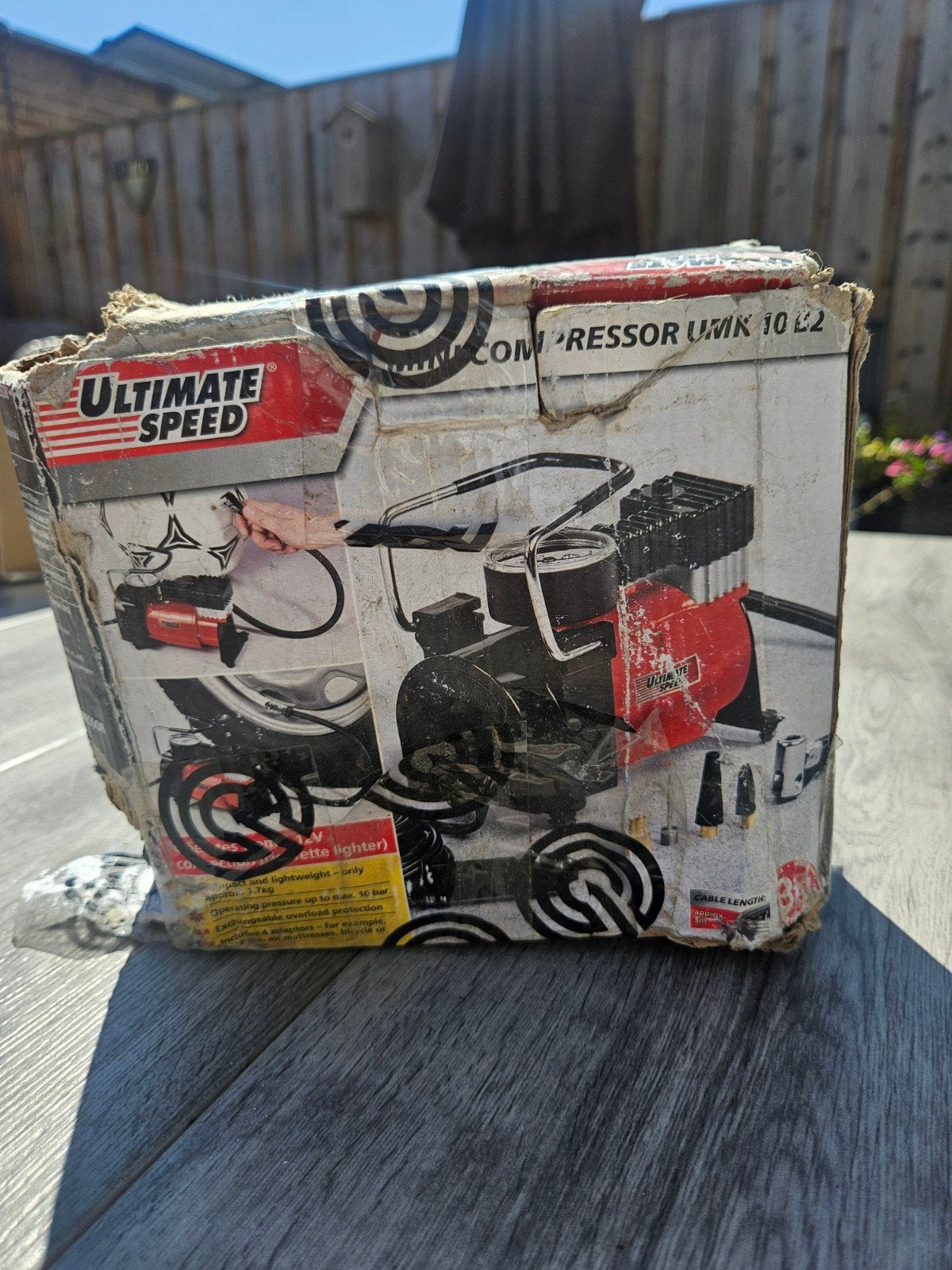 mini compressor, Ophalen