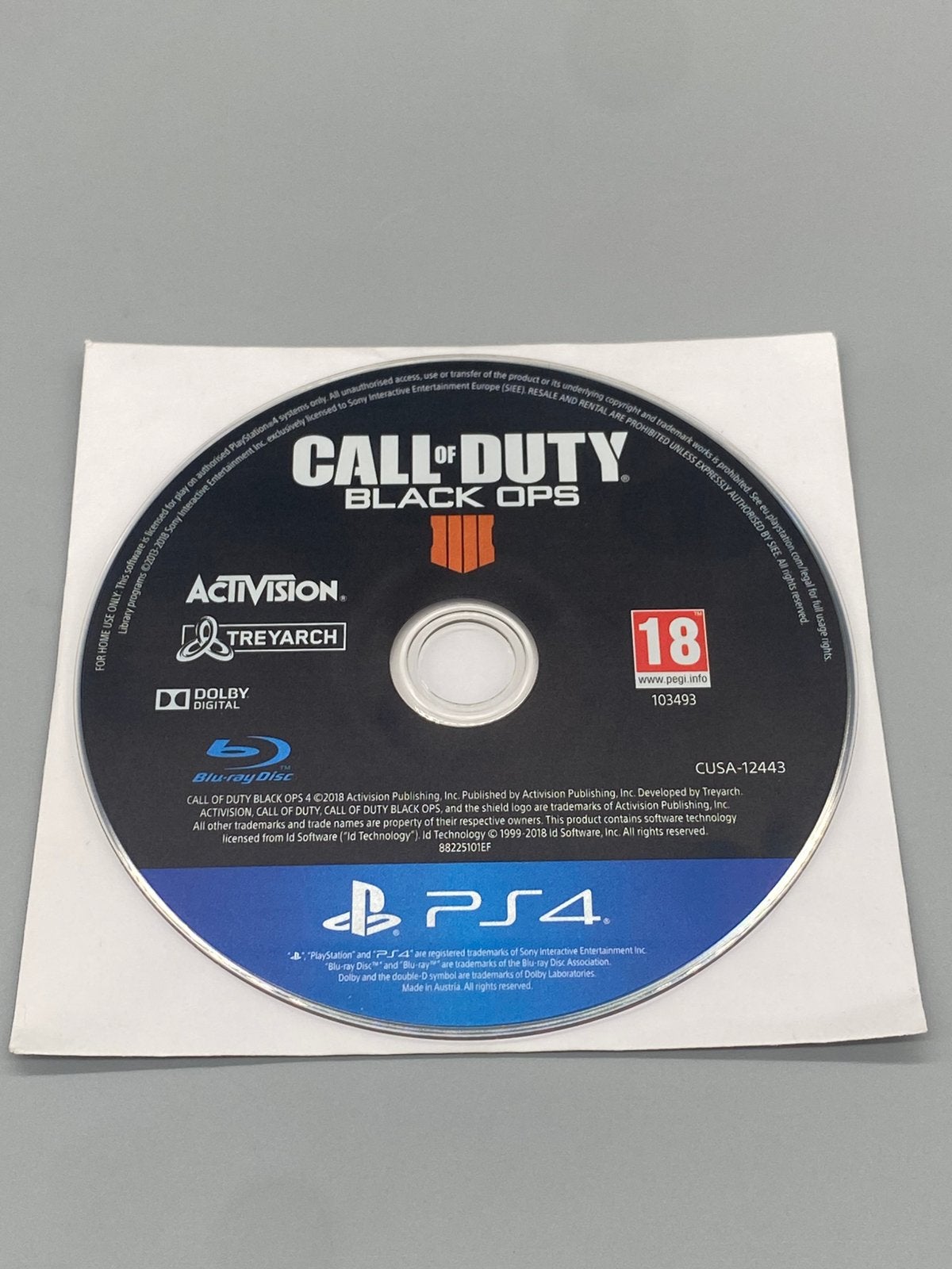 Call of Duty Black Ops IIII - PlayStation 4 PS4 - Disc Only, Online, Vanaf 18 jaar, Shooter, Activision