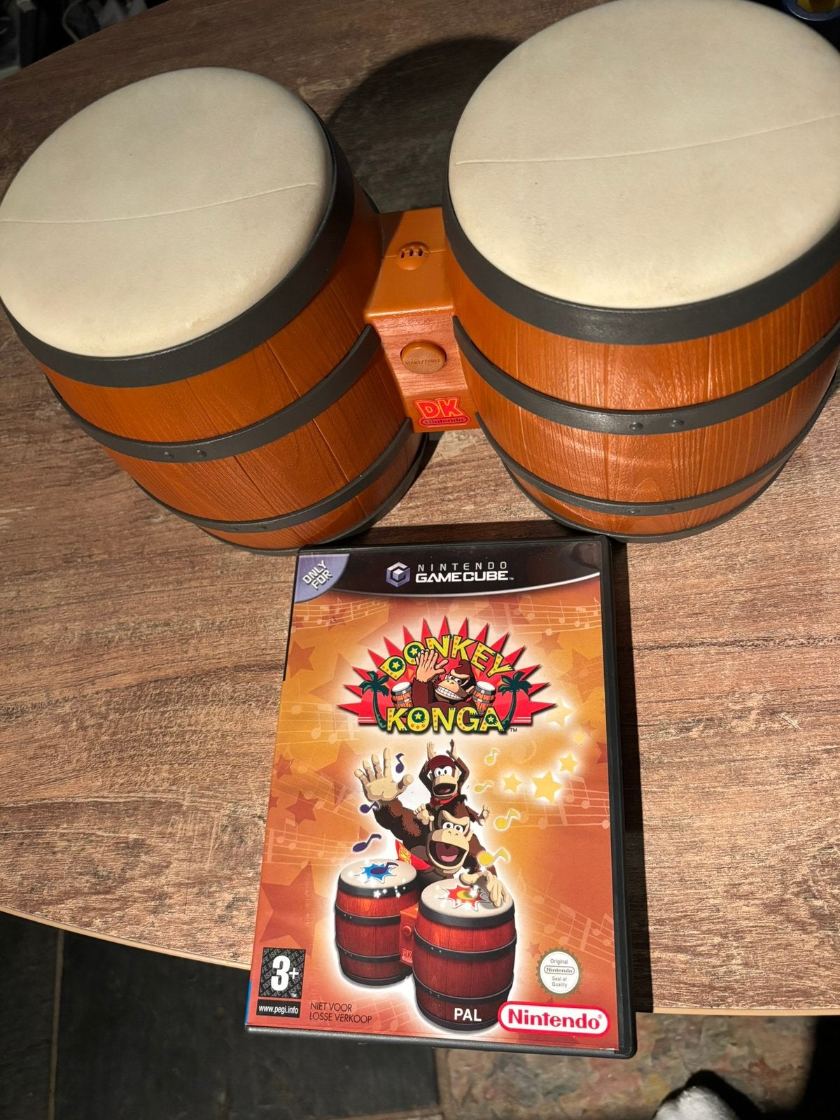 Donkey Kong Konga met Bongos controller, Spelcomputers en Games, 1 speler, Ophalen of Verzenden, Gebruikt, Vanaf 3 jaar