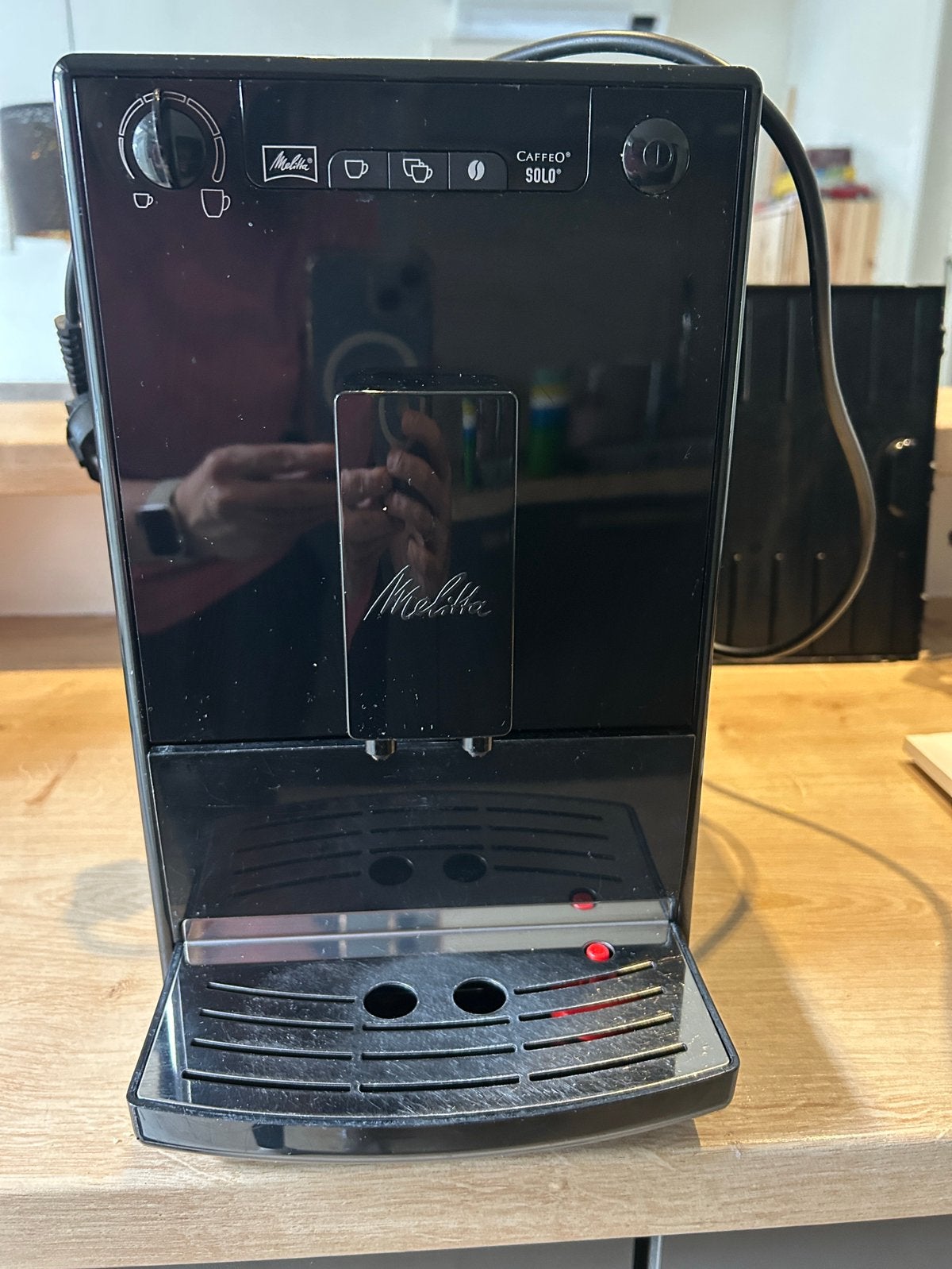 Koffiemachine Melitta (caffeo solo), Witgoed en Apparatuur, Koffiezetapparaten, Ophalen, Afneembaar waterreservoir, Gebruikt, Koffiemachine