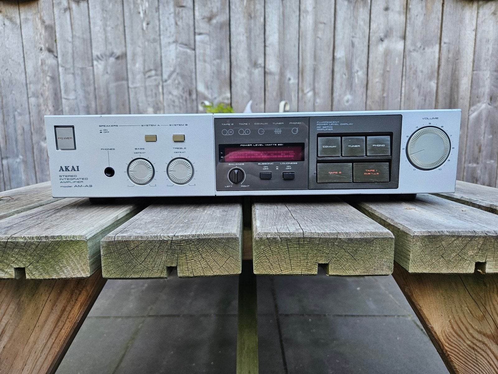 AKAI AM-A3 Stereo Geïntegreerde Versterker, Overige merken, Gebruikt, Ophalen of Verzenden, 60 tot 120 watt