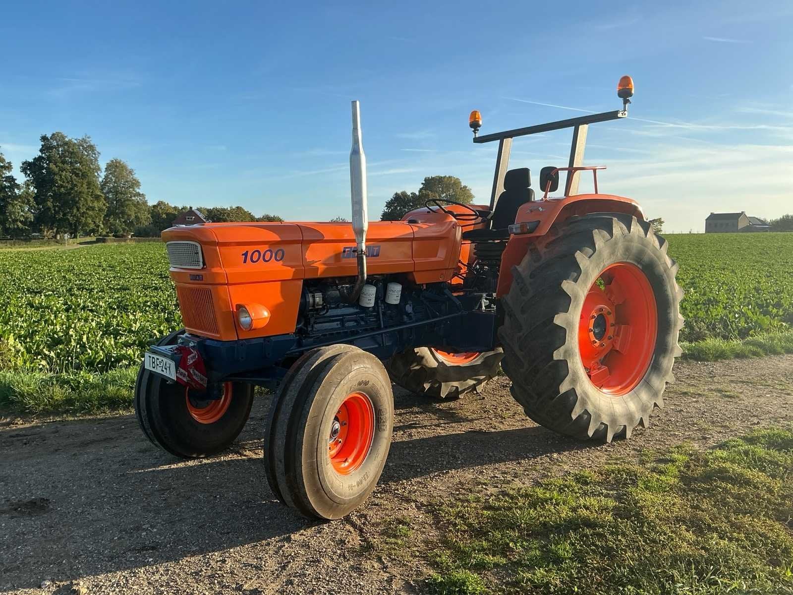 1972 Fiat 1000 Tweewielaangedreven landbouwtractor, Gebruikt, Fiat
