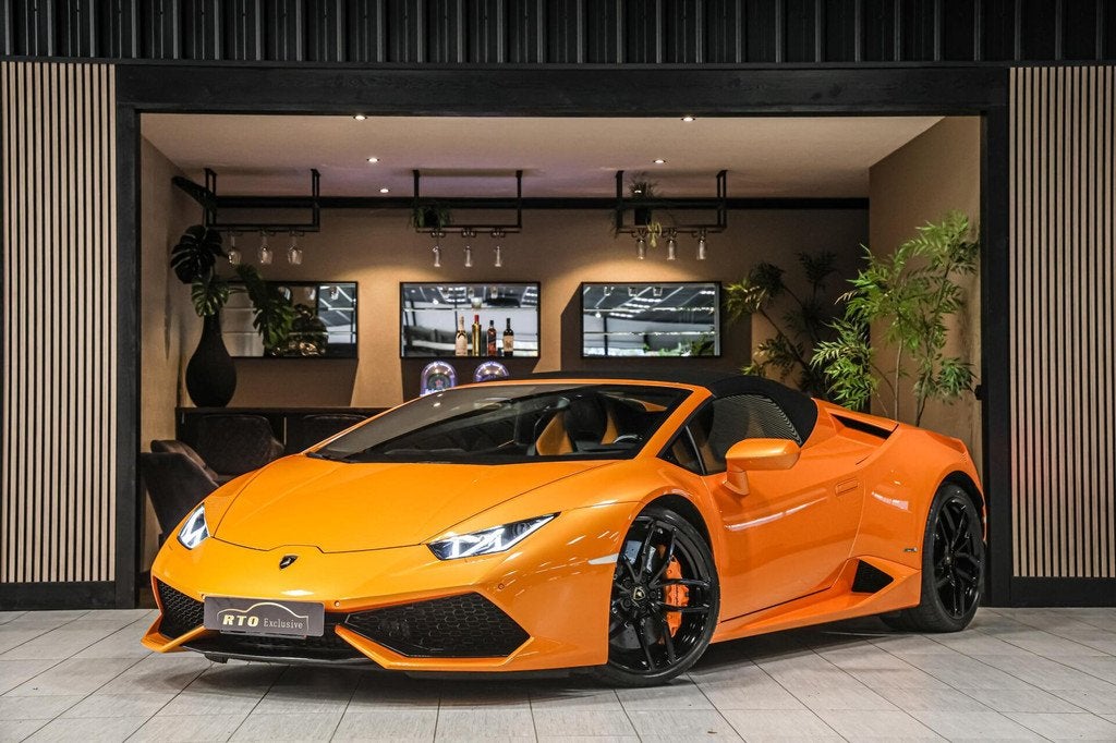 Lamborghini Huracán 5.2 V10 LP610-4|Lift|Keramisch|Alcantar, Auto's, Lamborghini, Automaat, Automatische klimaatregeling, Zwart