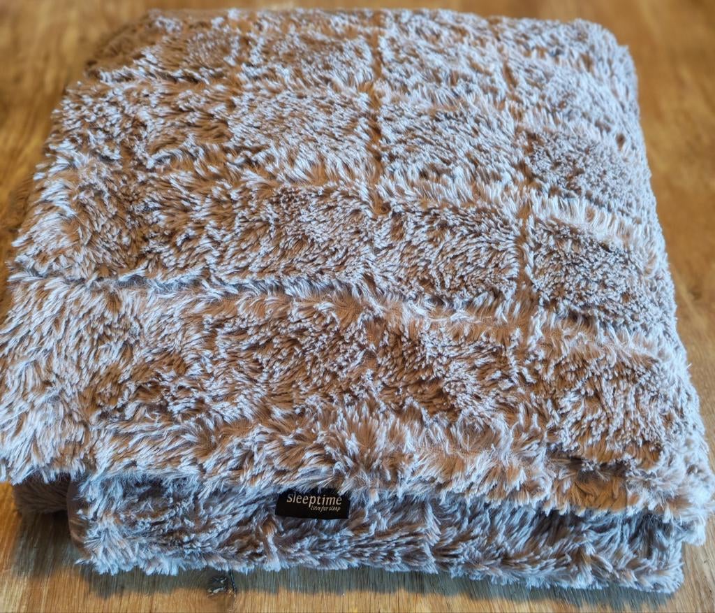 Nieuw Teddy Fur Dekbedovertrek 240x200/220, Ophalen, Beige, Dekbedovertrek, Nieuw